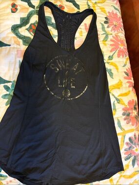 Lululemon Racerback “sweat life” Tank Top - Black